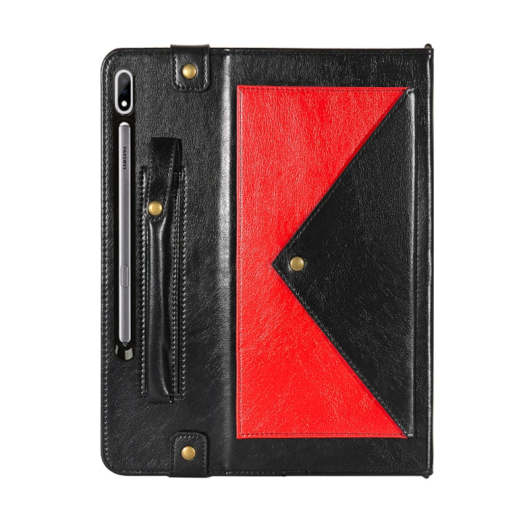 For Samsung Galaxy Tab S8 Ultra Envelope Color Matching Leather Tablet Case
