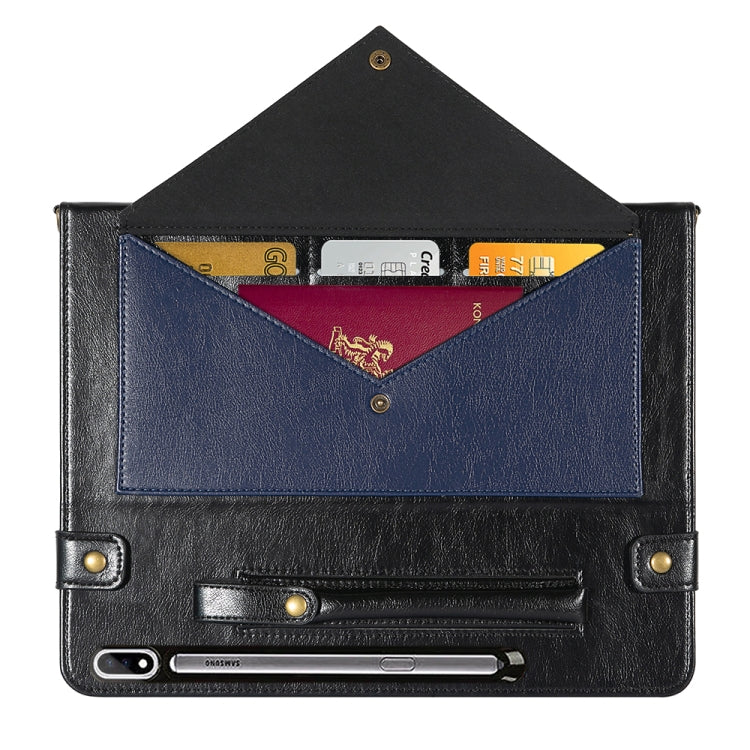 For Samsung Galaxy Tab S8 Envelope Color Matching Leather Tablet Case
