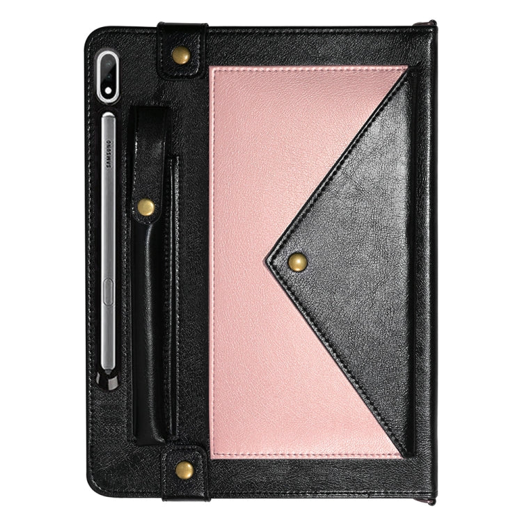 For Samsung Galaxy Tab S8+ Envelope Color Matching Leather Tablet Case