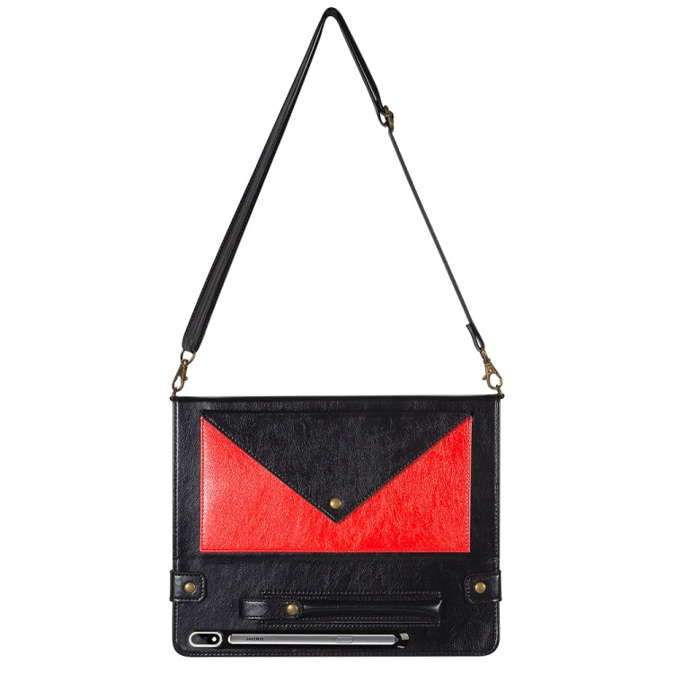 For Samsung Galaxy Tab S8+ Envelope Color Matching Leather Tablet Case