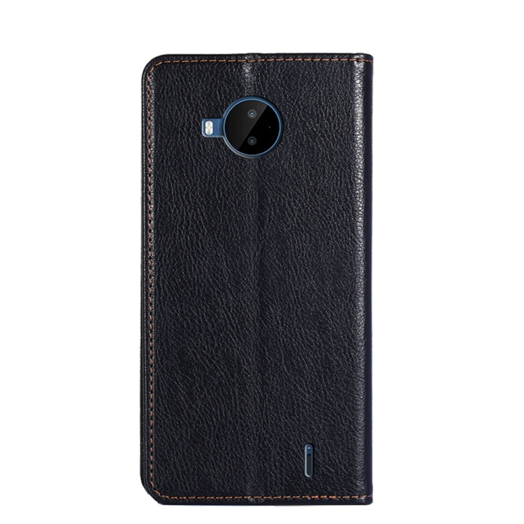 For Nokia C20 Plus Gloss Oil Solid Color Magnetic Leather Phone Case