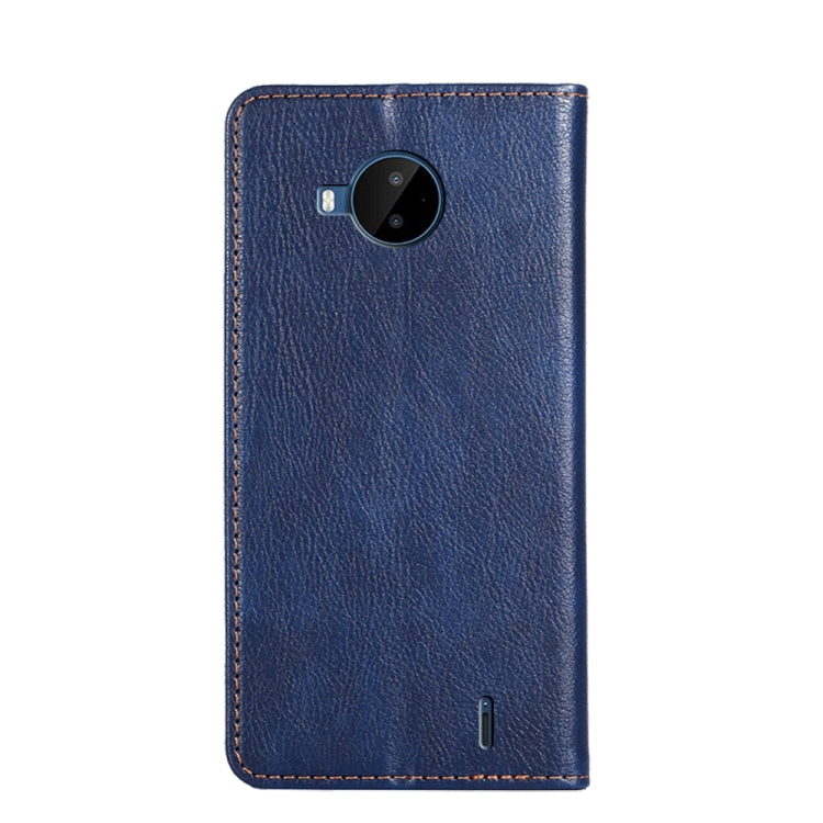 For Nokia C20 Plus Gloss Oil Solid Color Magnetic Leather Phone Case