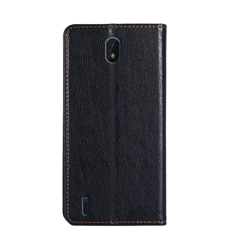 For Nokia C01 Plus / C1 2nd Edition Gloss Oil Solid Color Magnetic Leather Phone Case