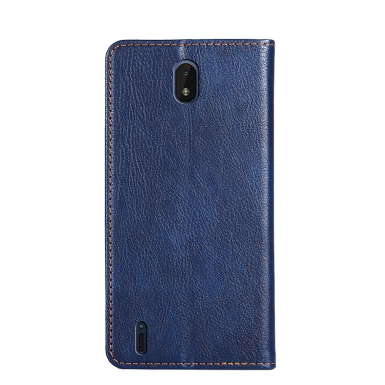 For Nokia C01 Plus / C1 2nd Edition Gloss Oil Solid Color Magnetic Leather Phone Case