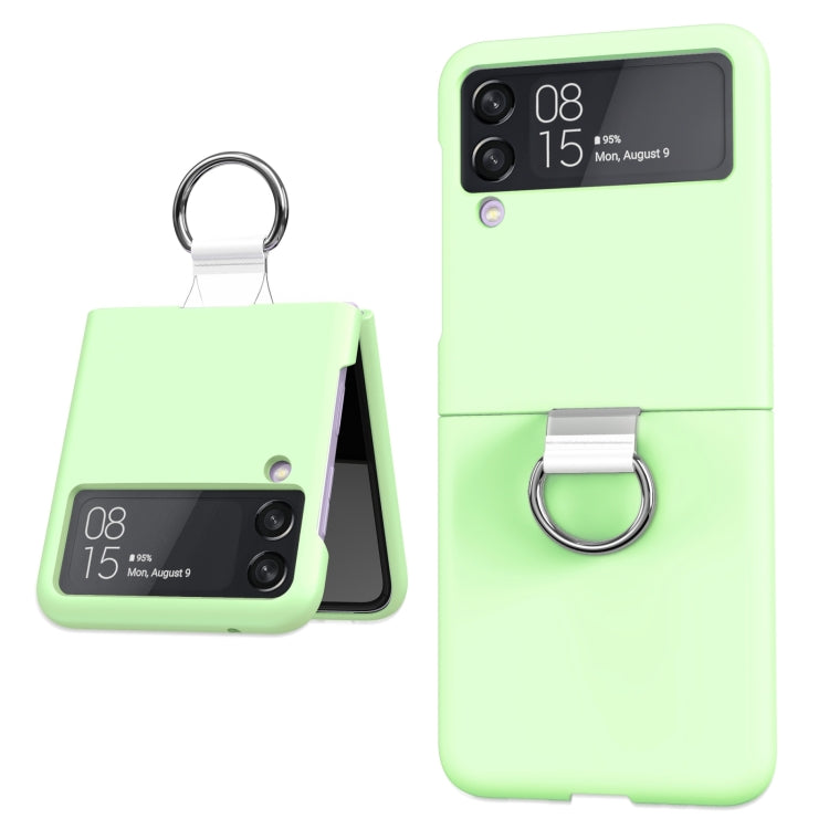 For Samsung Galaxy Z Flip4 5G PC PVC Ring Phone Case