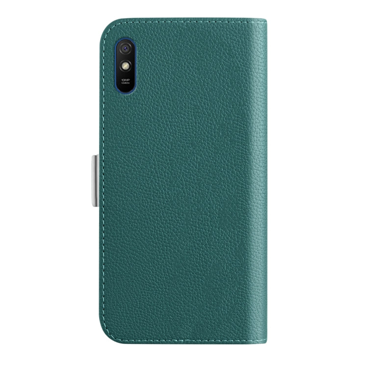 For Xiaomi Redmi 9A Candy Color Litchi Texture Leather Phone Case