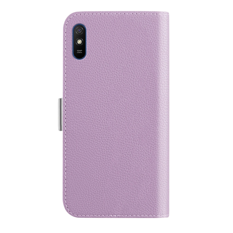 For Xiaomi Redmi 9A Candy Color Litchi Texture Leather Phone Case