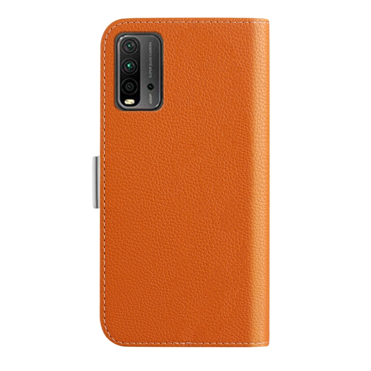 For Xiaomi Redmi 9T Candy Color Litchi Texture Leather Phone Case
