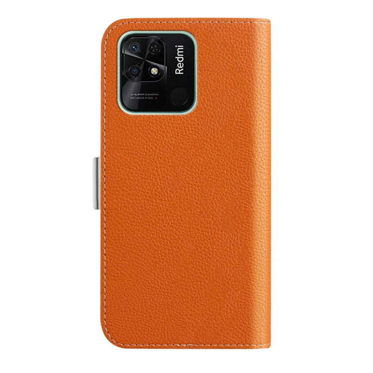 For Xiaomi Redmi 10C Candy Color Litchi Texture Leather Phone Case