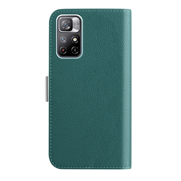 For Xiaomi Redmi Note 11 5G China Candy Color Litchi Texture Leather Phone Case
