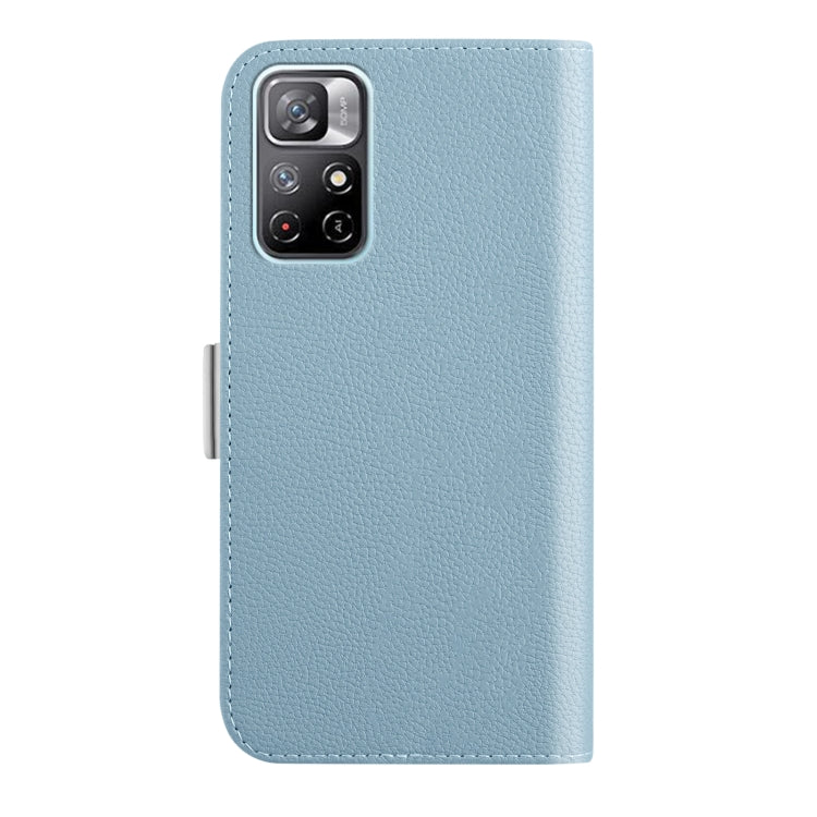 For Xiaomi Redmi Note 11 5G China Candy Color Litchi Texture Leather Phone Case