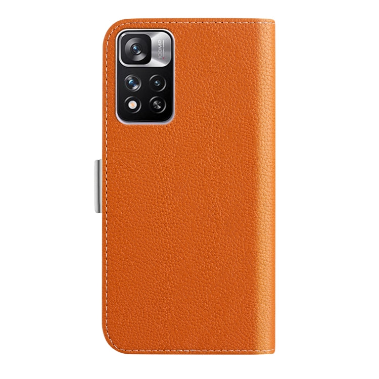 For Xiaomi Redmi Note 11 Pro 5G China Candy Color Litchi Texture Leather Phone Case