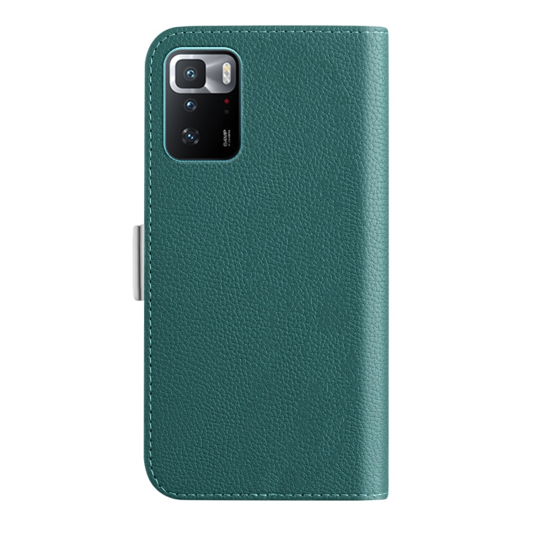 For Xiaomi Redmi Note 10 Pro 5G Candy Color Litchi Texture Leather Phone Case