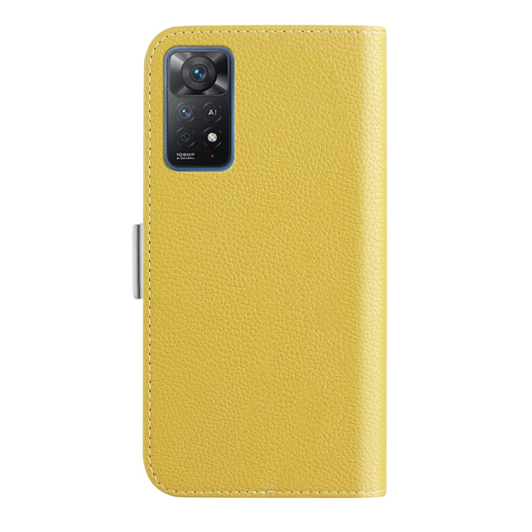 For Xiaomi Redmi Note 11 Pro 5G Global Candy Color Litchi Texture Leather Phone Case