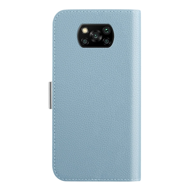 For Xiaomi Poco X3 NFC Candy Color Litchi Texture Leather Phone Case
