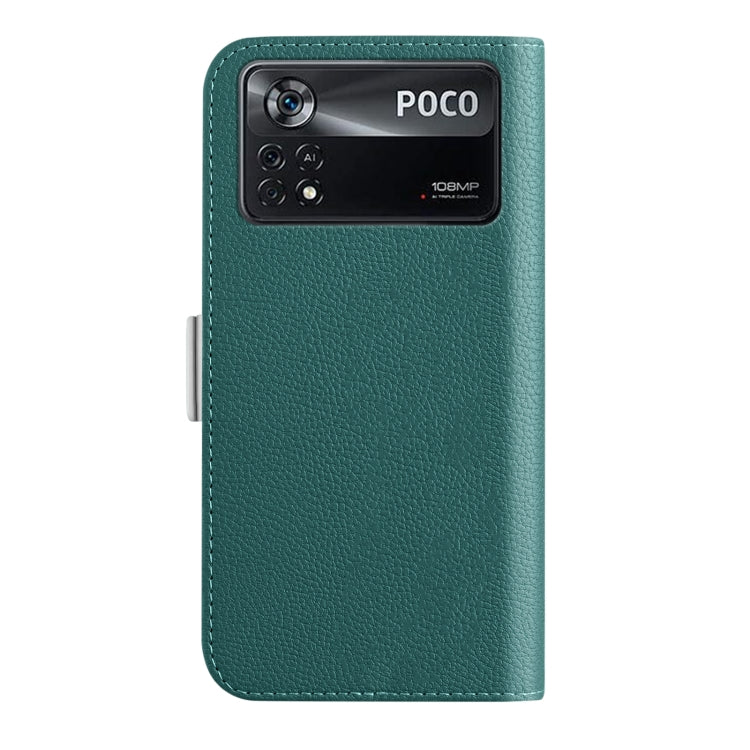 For Xiaomi Poco X4 Pro 5G Candy Color Litchi Texture Leather Phone Case
