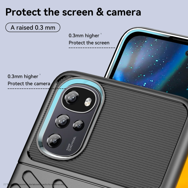 For Motorola Moto E32s Thunderbolt Shockproof TPU Protective Soft Phone Case