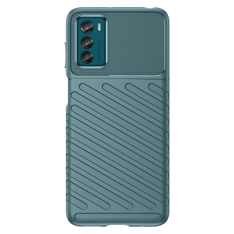 For Motorola Moto G42 Thunderbolt Shockproof TPU Protective Soft Phone Case(Green)