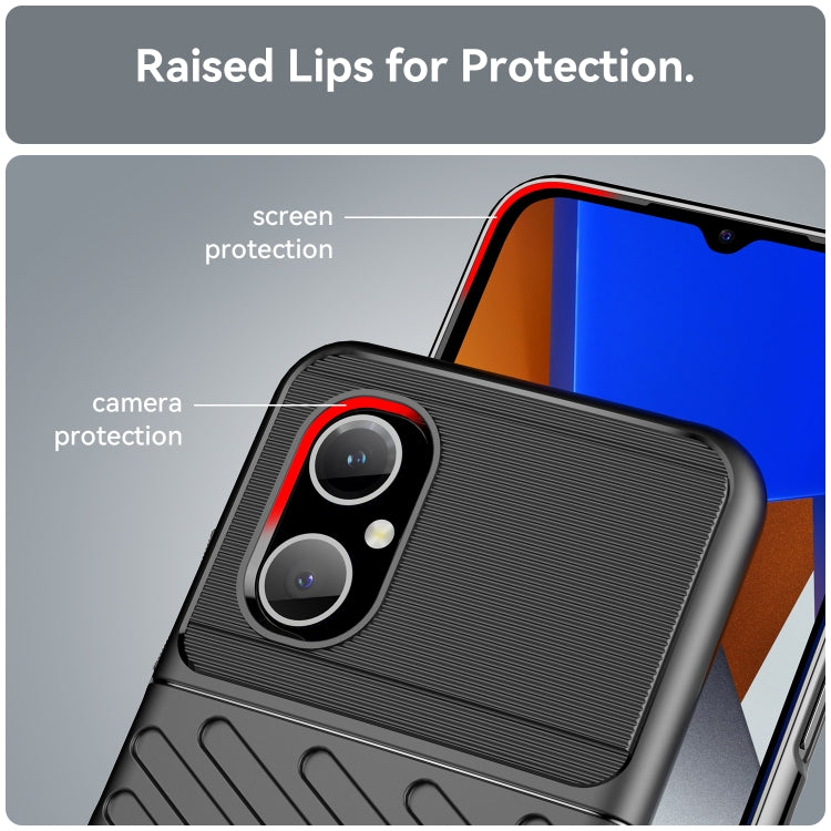 For Xiaomi Poco M4 5G Thunderbolt Shockproof TPU Protective Soft Phone Case