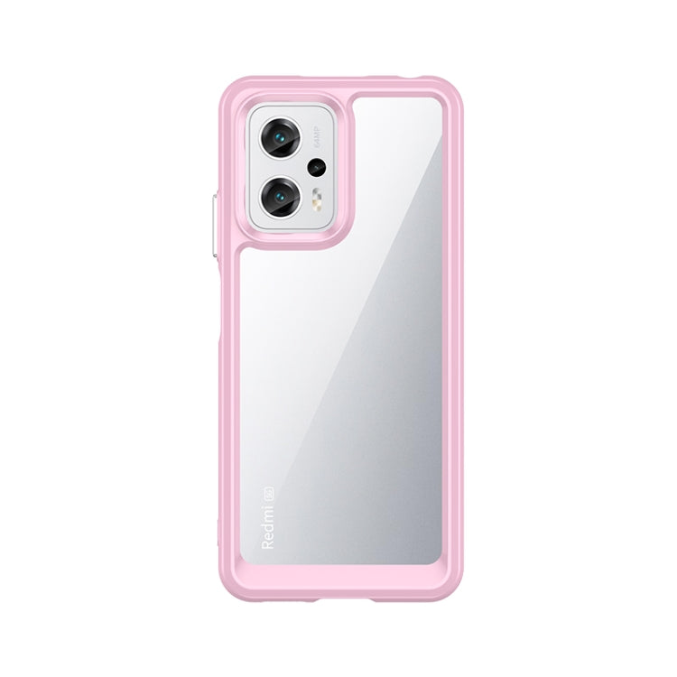 For Xiaomi K50i Colorful Series Acrylic + TPU Phone Case