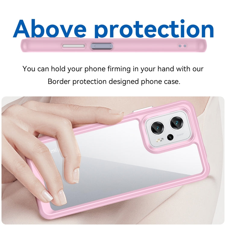 For Xiaomi K50i Colorful Series Acrylic + TPU Phone Case