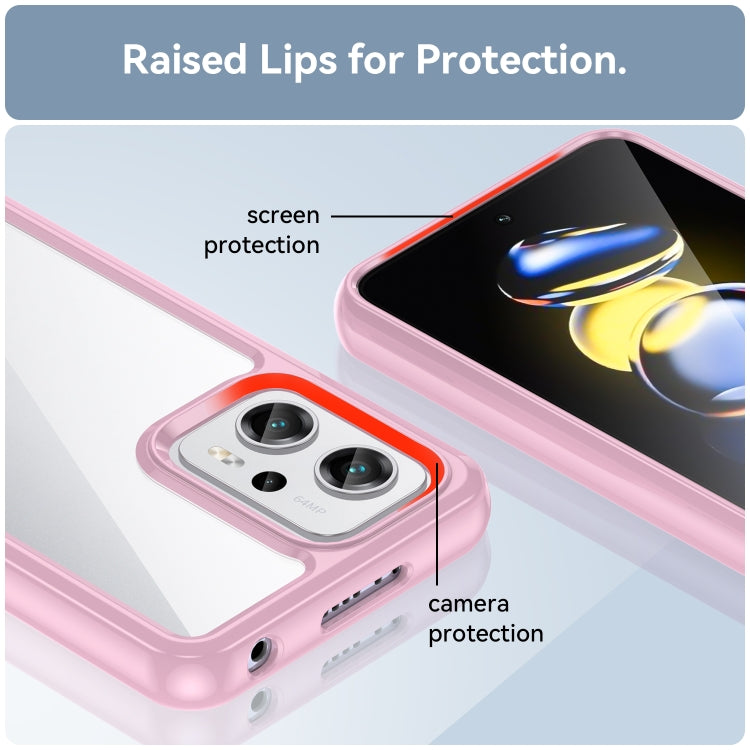 For Xiaomi K50i Colorful Series Acrylic + TPU Phone Case