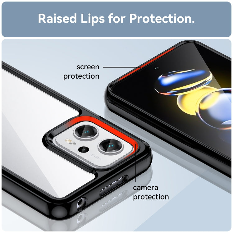 For Xiaomi K50i Colorful Series Acrylic + TPU Phone Case