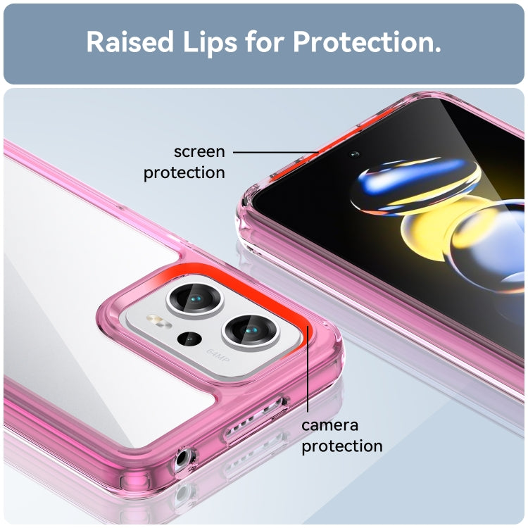 For Xiaomi K50i Colorful Series Acrylic + TPU Phone Case