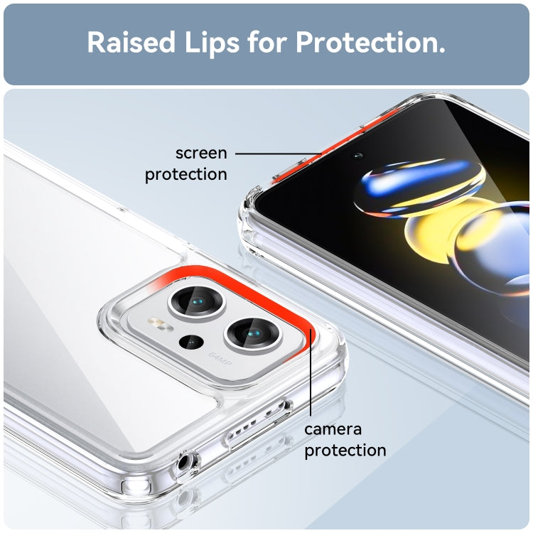 For Xiaomi K50i Colorful Series Acrylic + TPU Phone Case