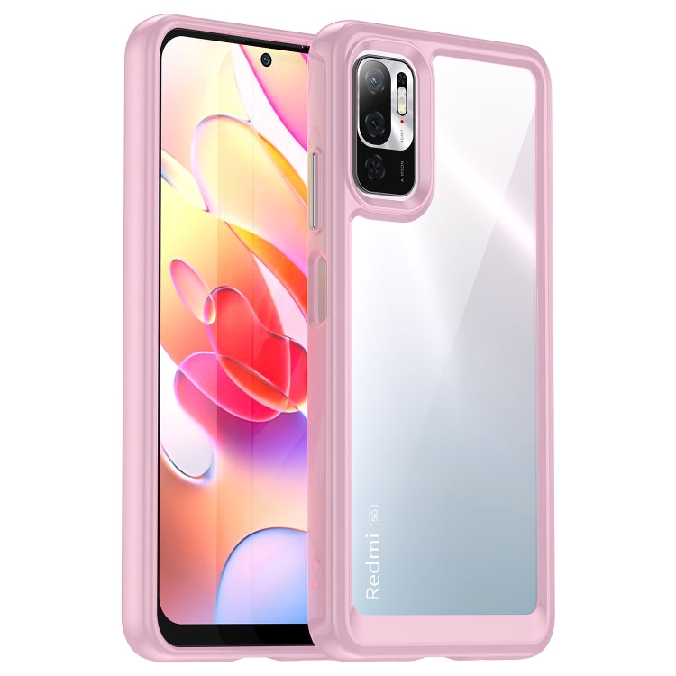 For Xiaomi Redmi Note 10 5G Colorful Series Acrylic + TPU Phone Case