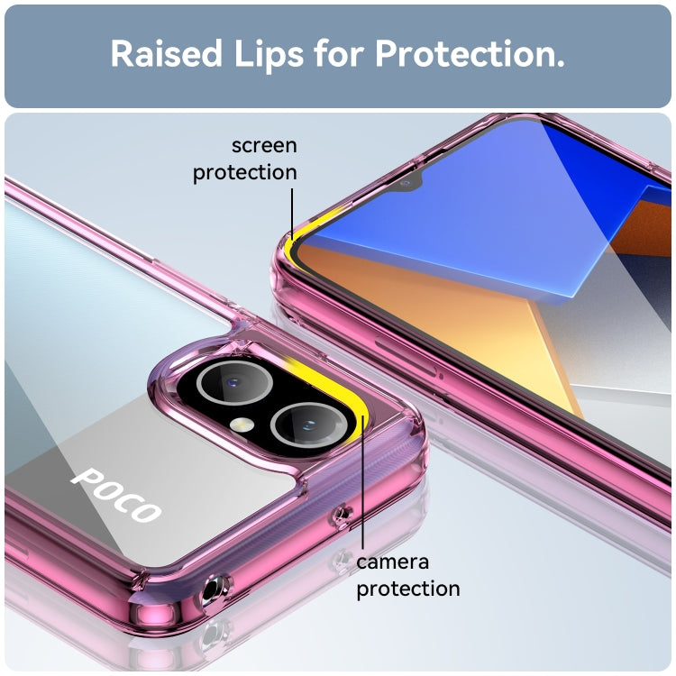 For Xiaomi Redmi Note 10 5G Colorful Series Acrylic + TPU Phone Case