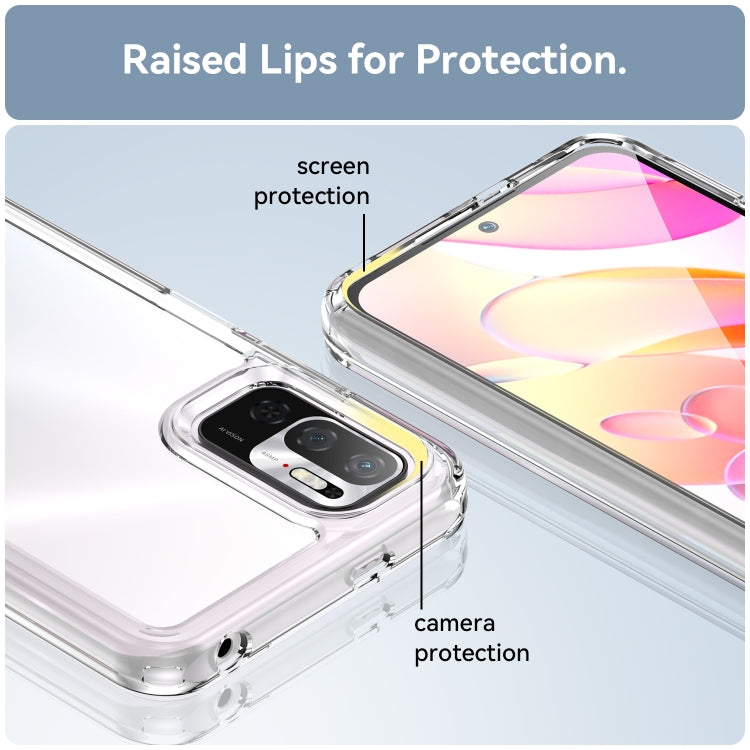 For Xiaomi Redmi Note 10 5G Colorful Series Acrylic + TPU Phone Case