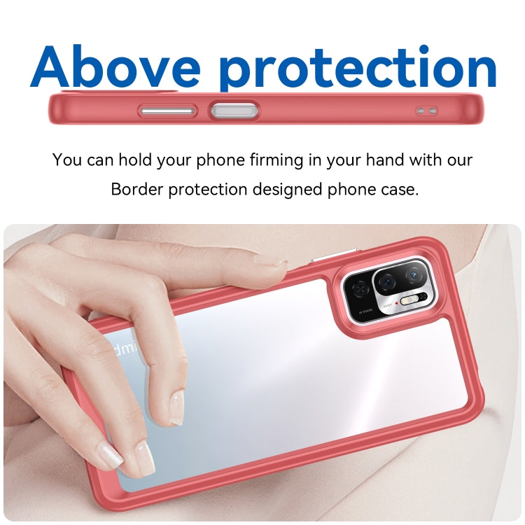 For Xiaomi Redmi Note 10T 5G Colorful Series Acrylic + TPU Phone Case