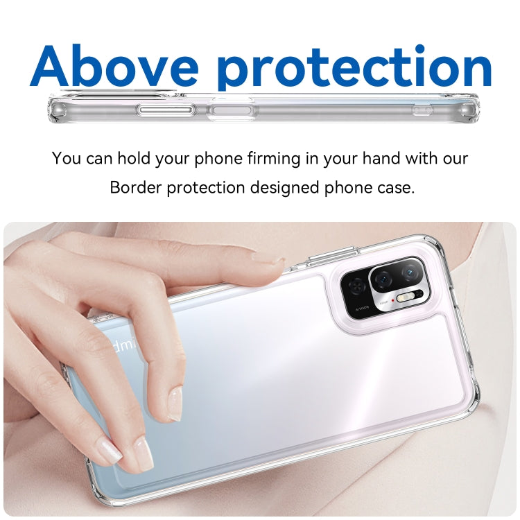 For Xiaomi Redmi Note 10T 5G Colorful Series Acrylic + TPU Phone Case