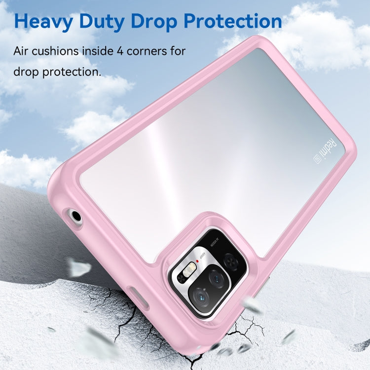 For Xiaomi Redmi Note 11SE Colorful Series Acrylic + TPU Phone Case