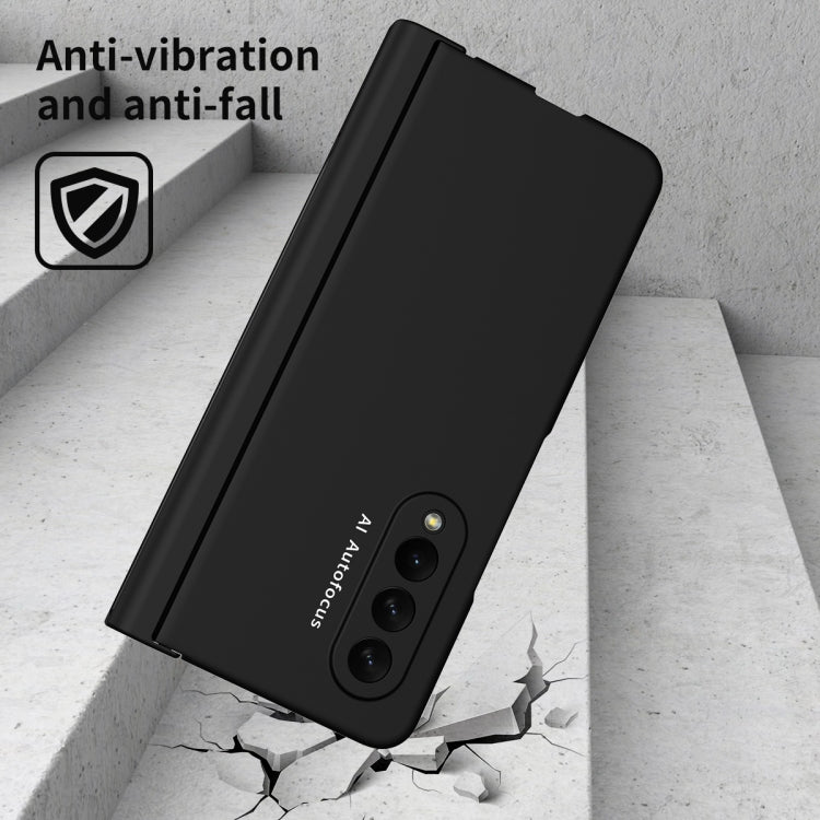 For Samsung Galaxy Z Fold3 5G Macaron Hinge Phone Case with Stylus Pen Fold Edition & Protective Film
