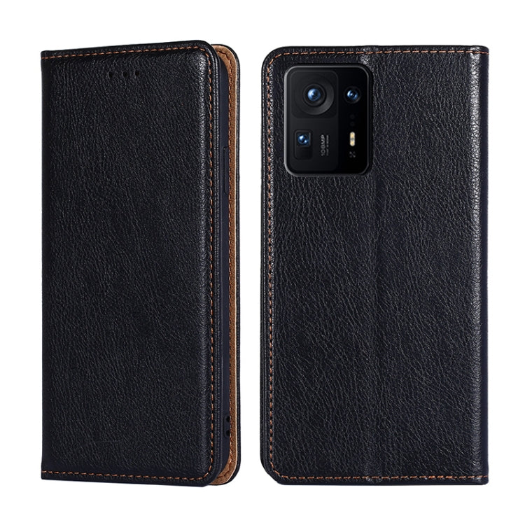 For Xiaomi Mix 4 Gloss Oil Solid Color Magnetic Leather Phone Case