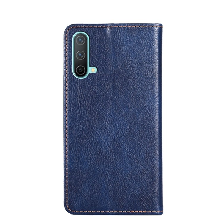For OnePlus Nord CE 5G Gloss Oil Solid Color Magnetic Leather Phone Case