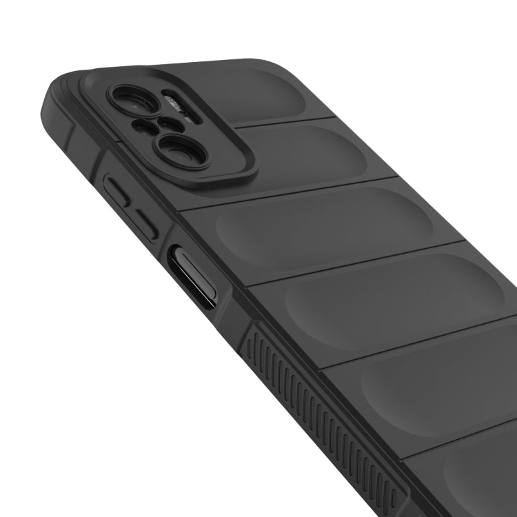 For Xiaomi Redmi Note 10 4G Magic Shield TPU + Flannel Phone Case