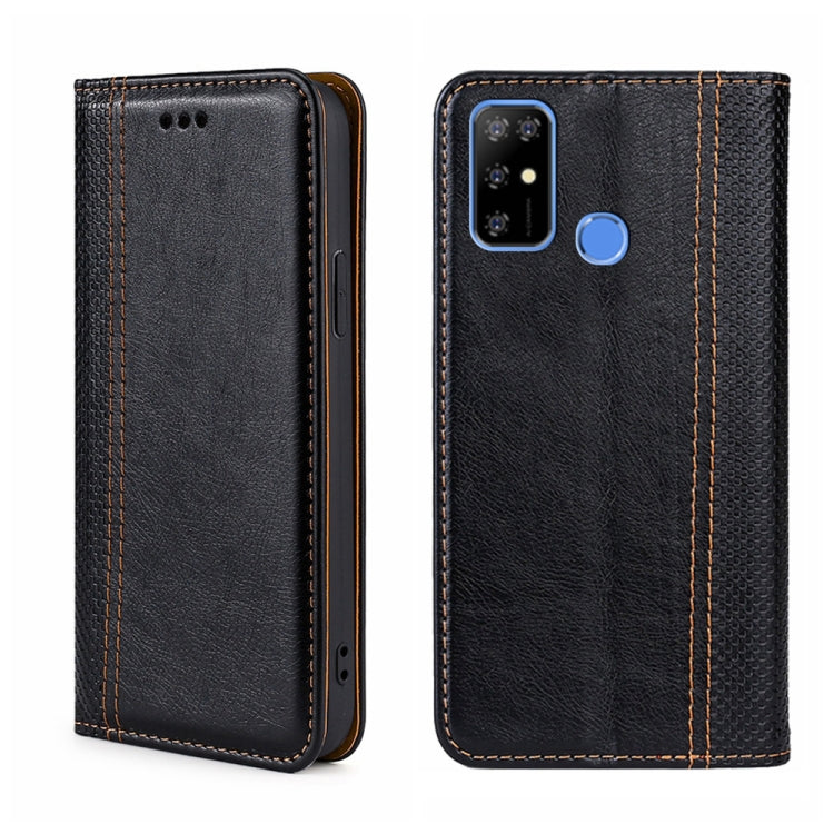For DOOGEE X96 Pro Grid Texture Magnetic Flip Leather Phone Case