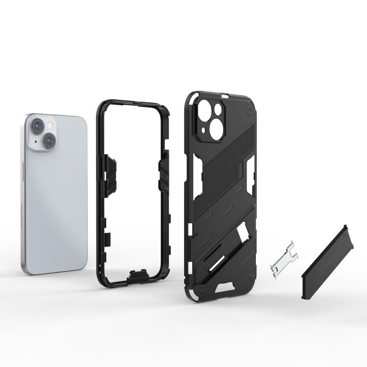 For iPhone 14 Punk Armor 2 in 1 PC + TPU Phone Case