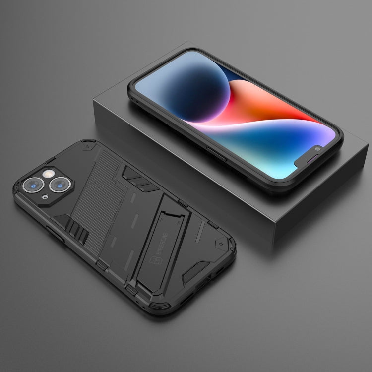 For iPhone 14 Plus Punk Armor 2 in 1 PC + TPU Phone Case