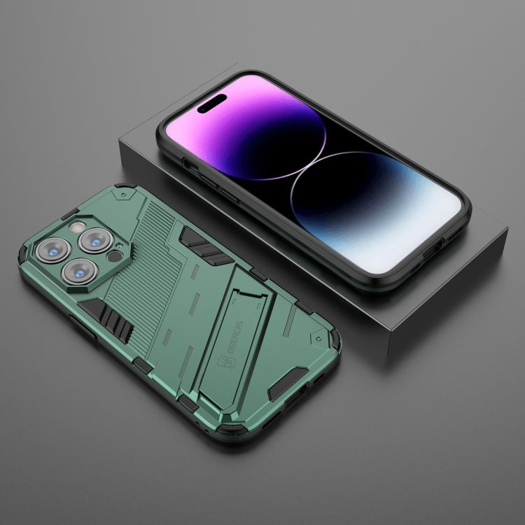 For iPhone 14 Pro Punk Armor 2 in 1 PC + TPU Phone Case