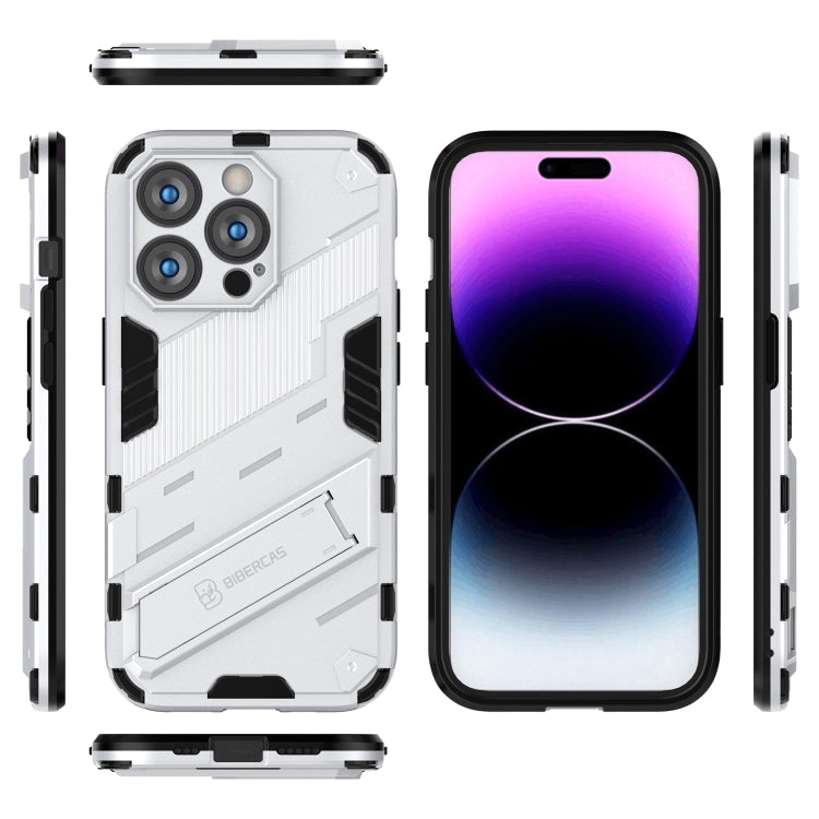 For iPhone 14 Pro Punk Armor 2 in 1 PC + TPU Phone Case
