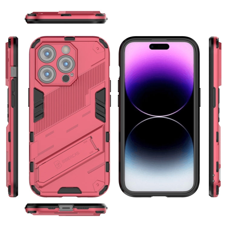 For iPhone 14 Pro Punk Armor 2 in 1 PC + TPU Phone Case