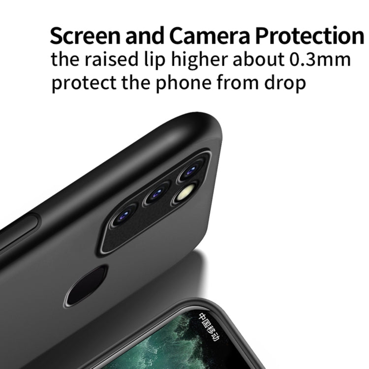 For Infinix Smart 5 Classic Tilt Strip Grain Magnetic Shockproof PC + TPU Phone Case