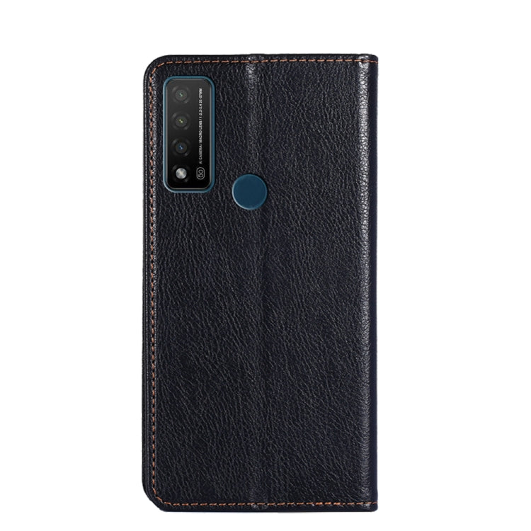 For TCL 20 R 5G / Bremen / 20 AX 5G Gloss Oil Solid Color Magnetic Leather Phone Case