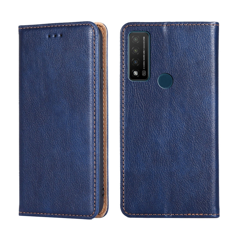 For TCL 20 R 5G / Bremen / 20 AX 5G Gloss Oil Solid Color Magnetic Leather Phone Case