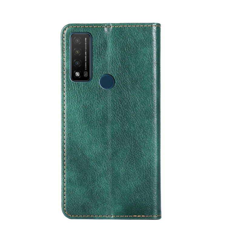 For TCL 20 R 5G / Bremen / 20 AX 5G Gloss Oil Solid Color Magnetic Leather Phone Case