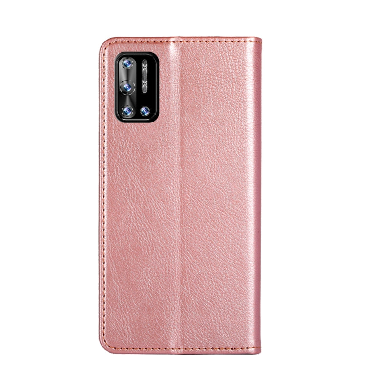 For DOOGEE N40 Pro Gloss Oil Solid Color Magnetic Leather Phone Case